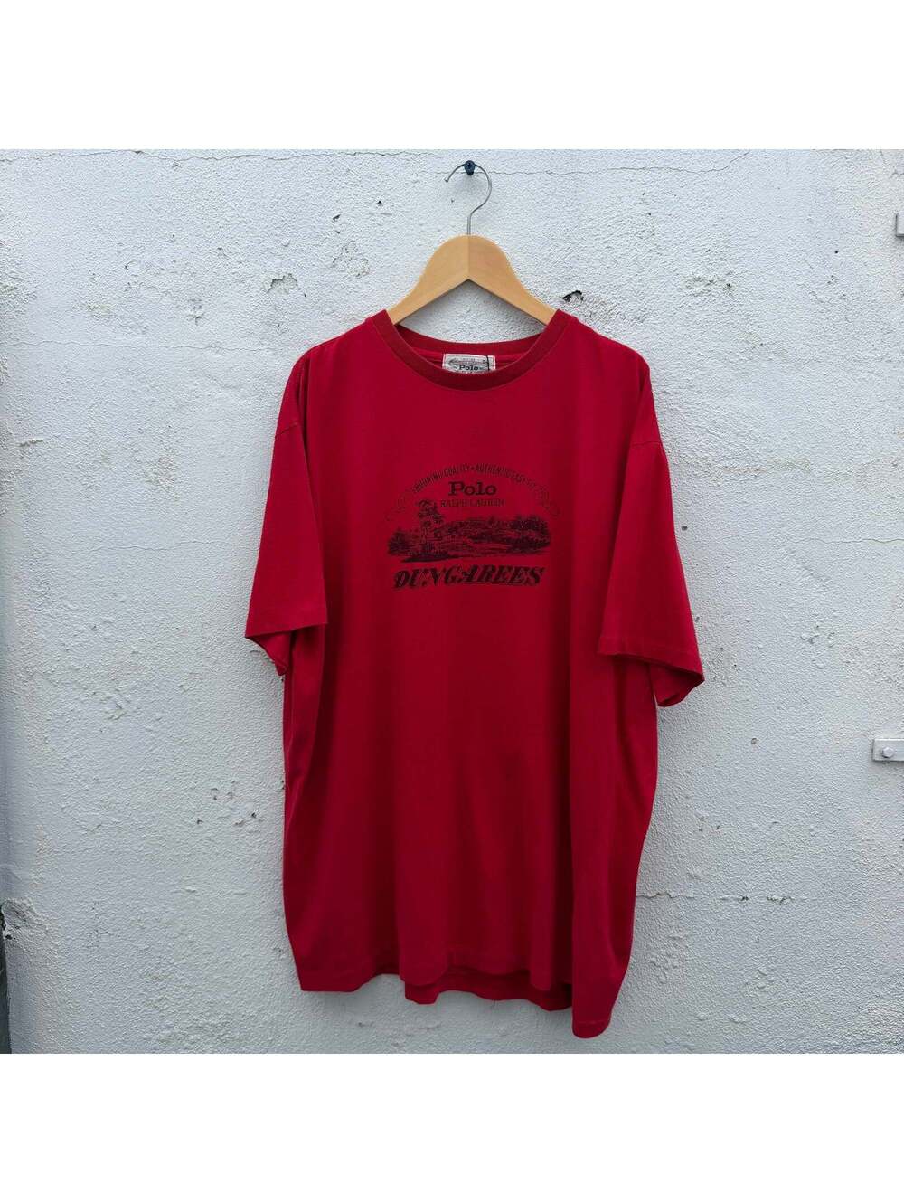 Polo Ralph Lauren Dungarees Graphic Tshirt 90s